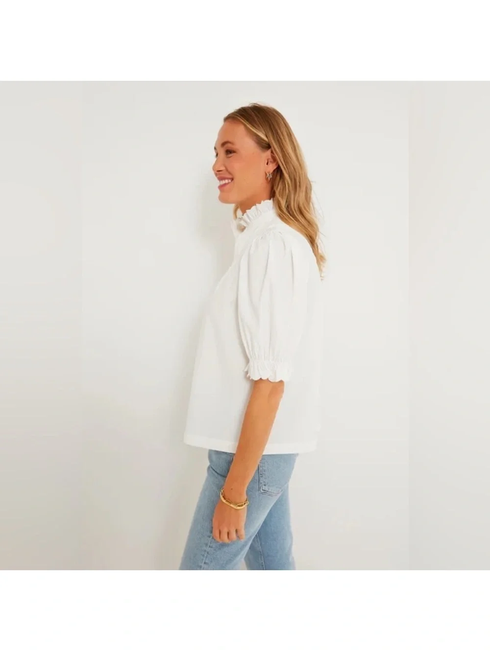 Medium Pomander Place White Selena Blouse